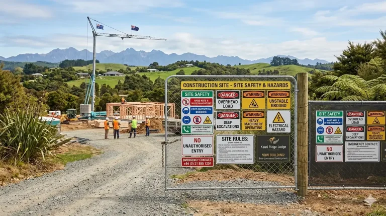Custom construction site signs in New Zealand