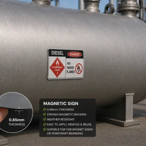 Magnetic Signs - Car Magnet Signs - Thin magnetic Signs - Signworld NZ
