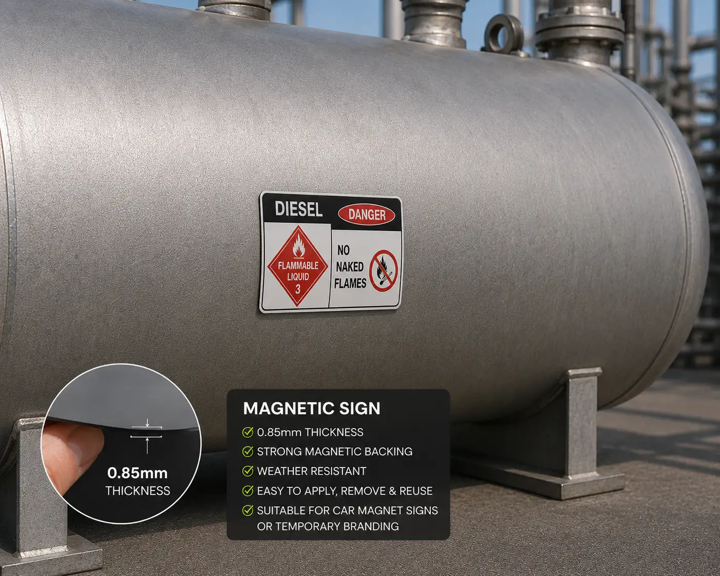 Magnetic Signs - Car Magnet Signs - Thin magnetic Signs - Signworld NZ